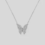 Schmetterling Silber Halskette - Frauen Silber Halskette
