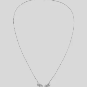 Silber Halskette mit Engelsflügeln - Damen Silber Halskette