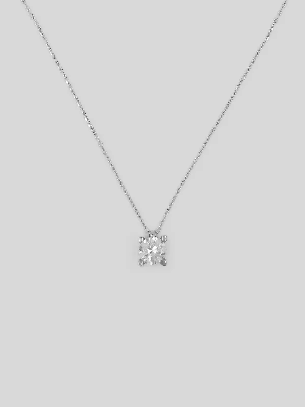 Tektaş Minimal Gümüş Kolye - Elenis Collection Tektaş Minimal Gümüş Kolye – Kadın Gümüş Kolye