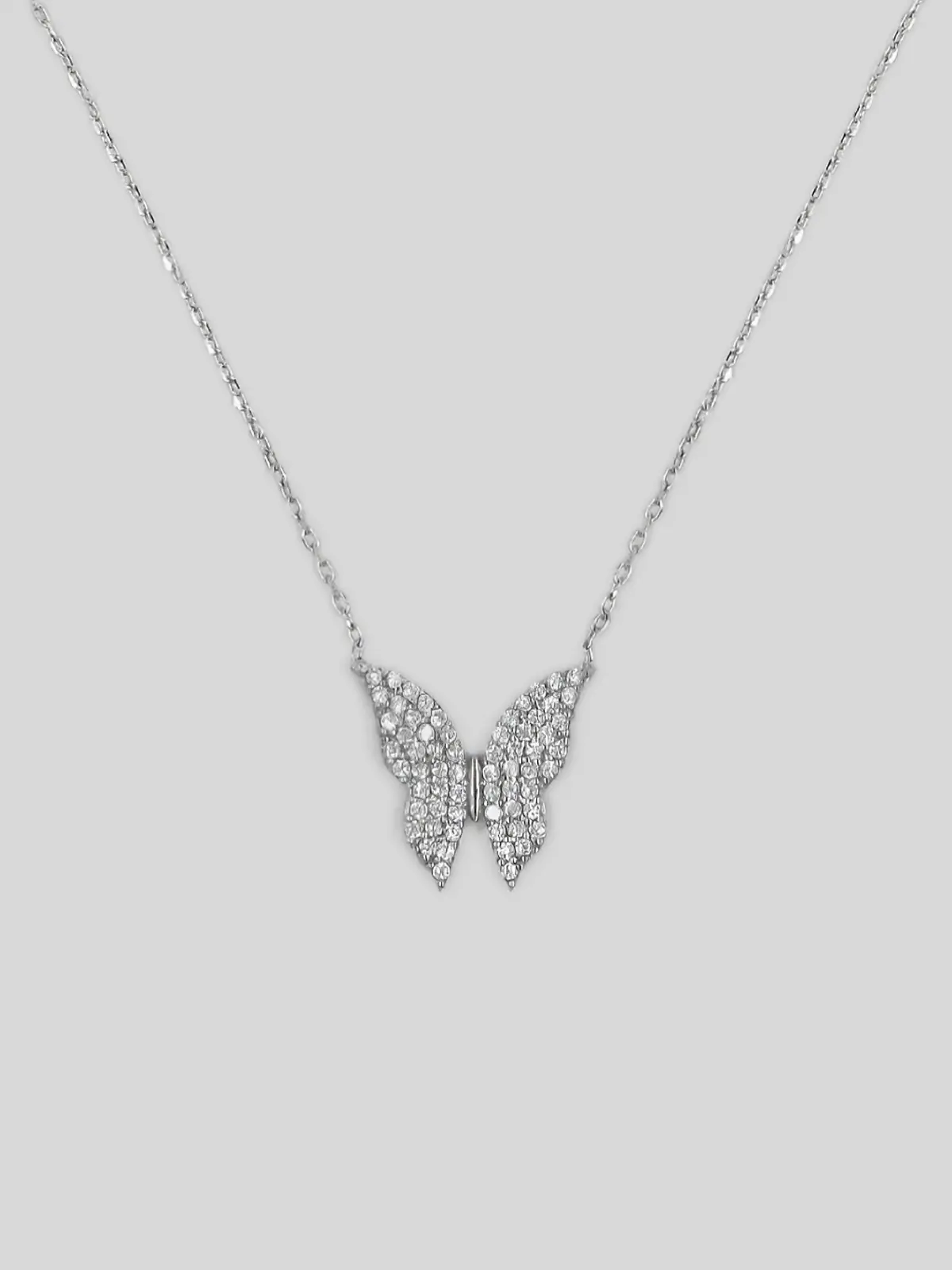 Schmetterling Silber Halskette - Frauen Silber Halskette