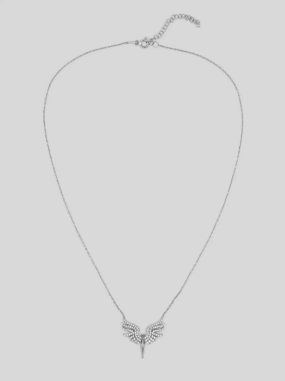 Collier en Argent avec Ailes d'Ange – Collier en Argent pour Femme